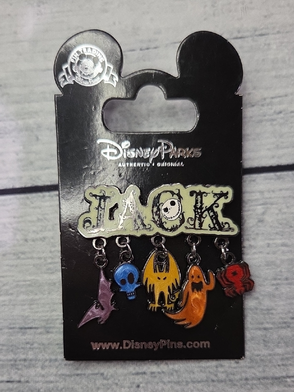 Disney Jack Skellington Dangle Charm 2012 Trading Pin